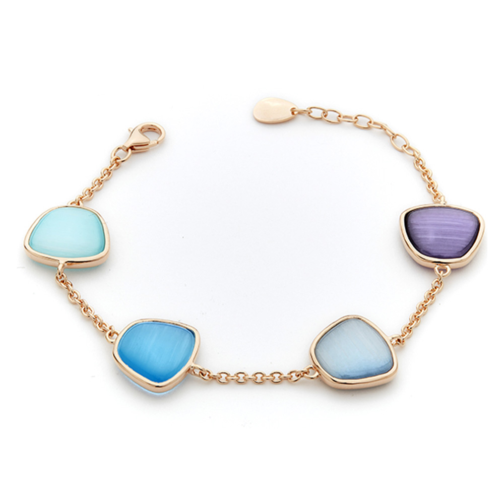 Bracciale Philip Jones Con Ciondoli In Quarzo Rosa Contro Il Malocchio: Eleganza E Protezione - 4