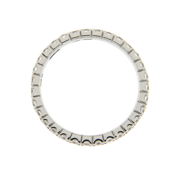 Anello Fabio Ferro Eternity Classic Medio in Oro Bianco e Diamanti 0,70 Carati Fabio Ferro I