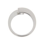 Fabio Ferro White Gold Engagement Ring with 0.17 Carat Brilliant Cut Diamond