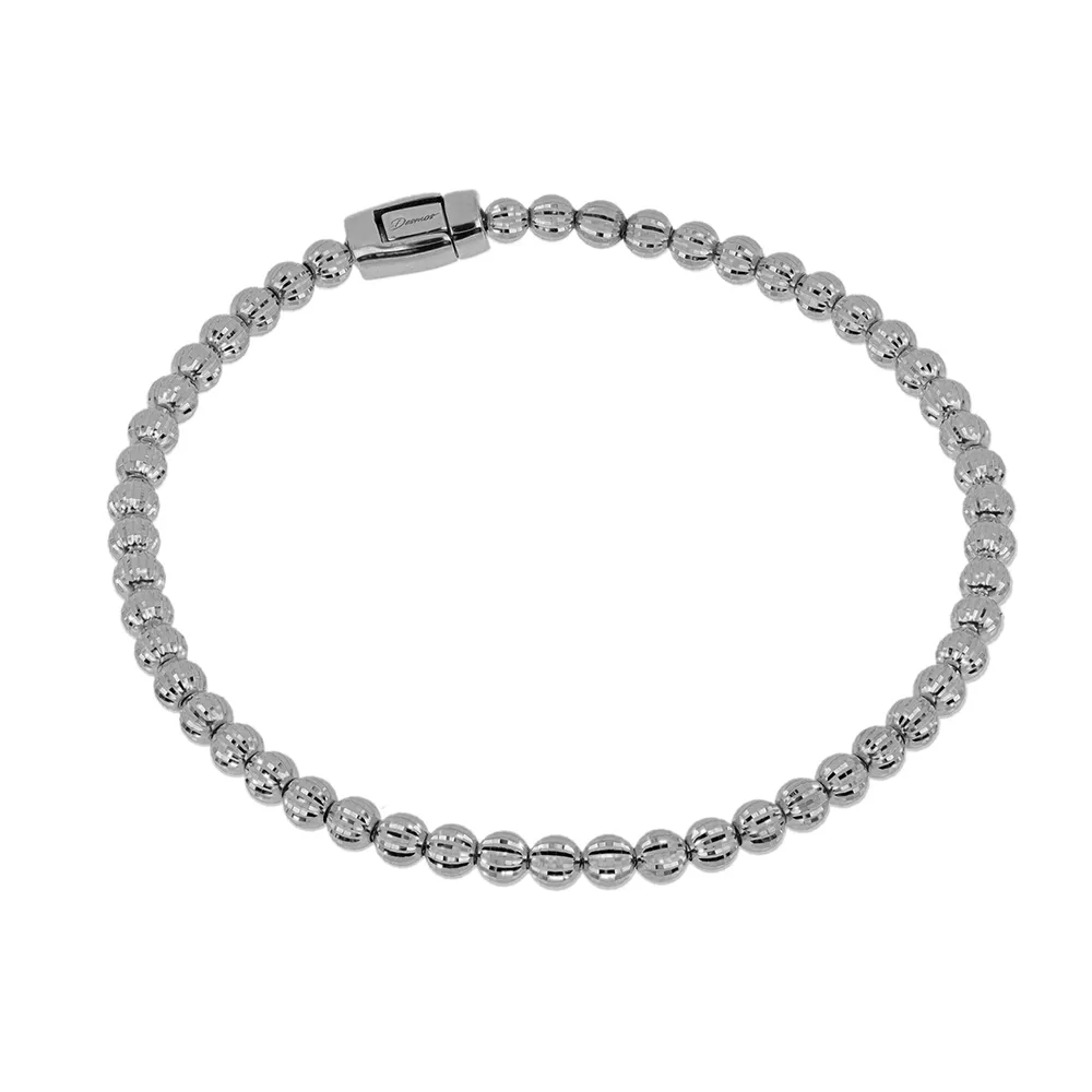 Desmos Kristallkugeln Armband aus brüniertem Silber