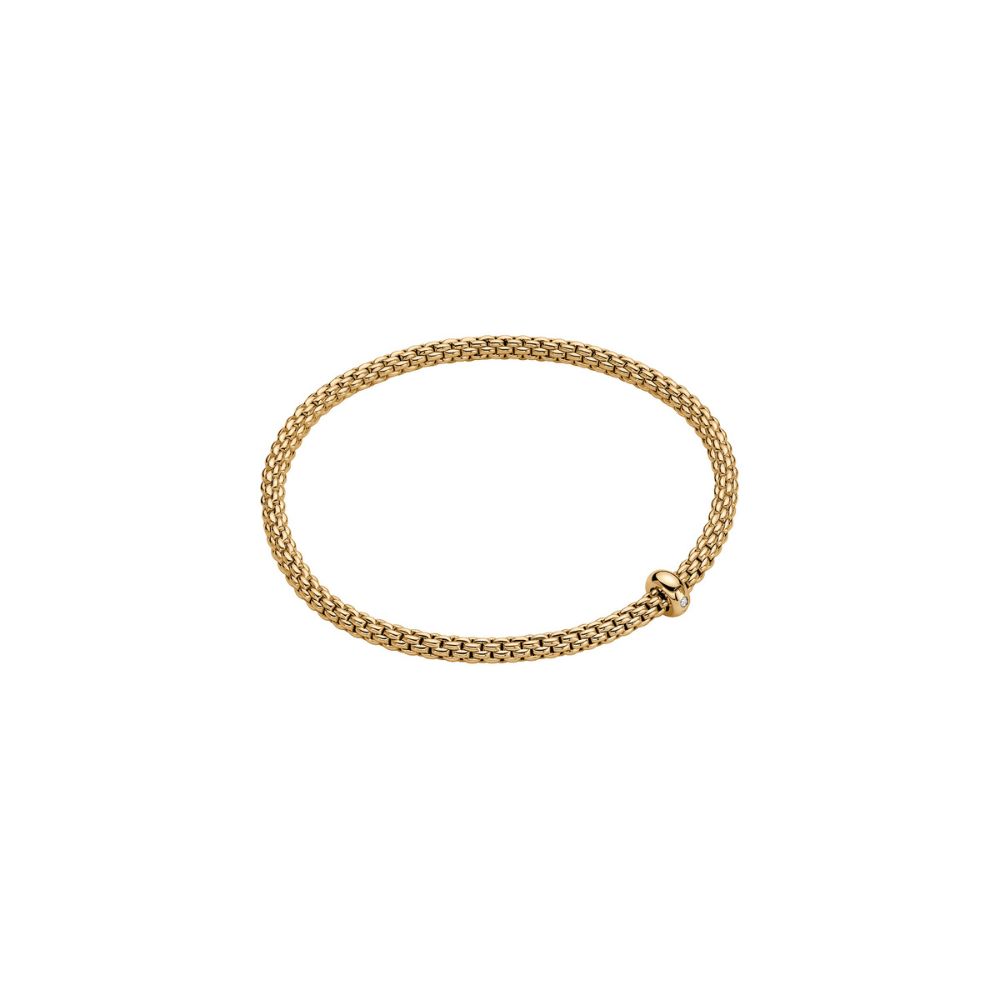 Fope Prima Flex It Collection Armband aus Gelbgold mit Diamant