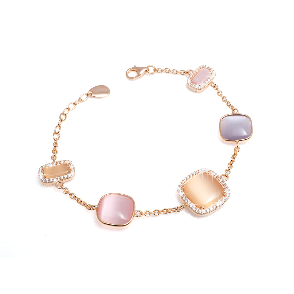 Madi Laguna Luce Earrings with Rose Quartz