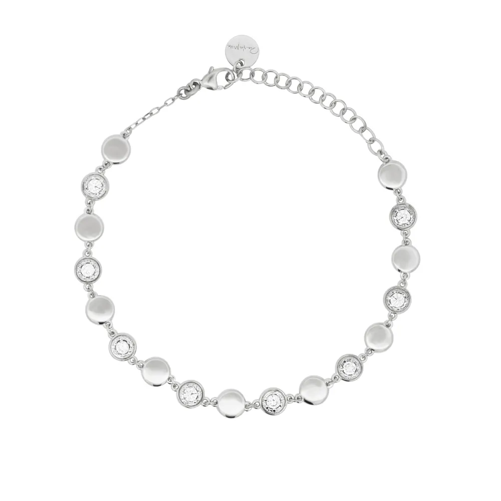 Rue des Mille Stardust Ten Bracelet with White Zircons