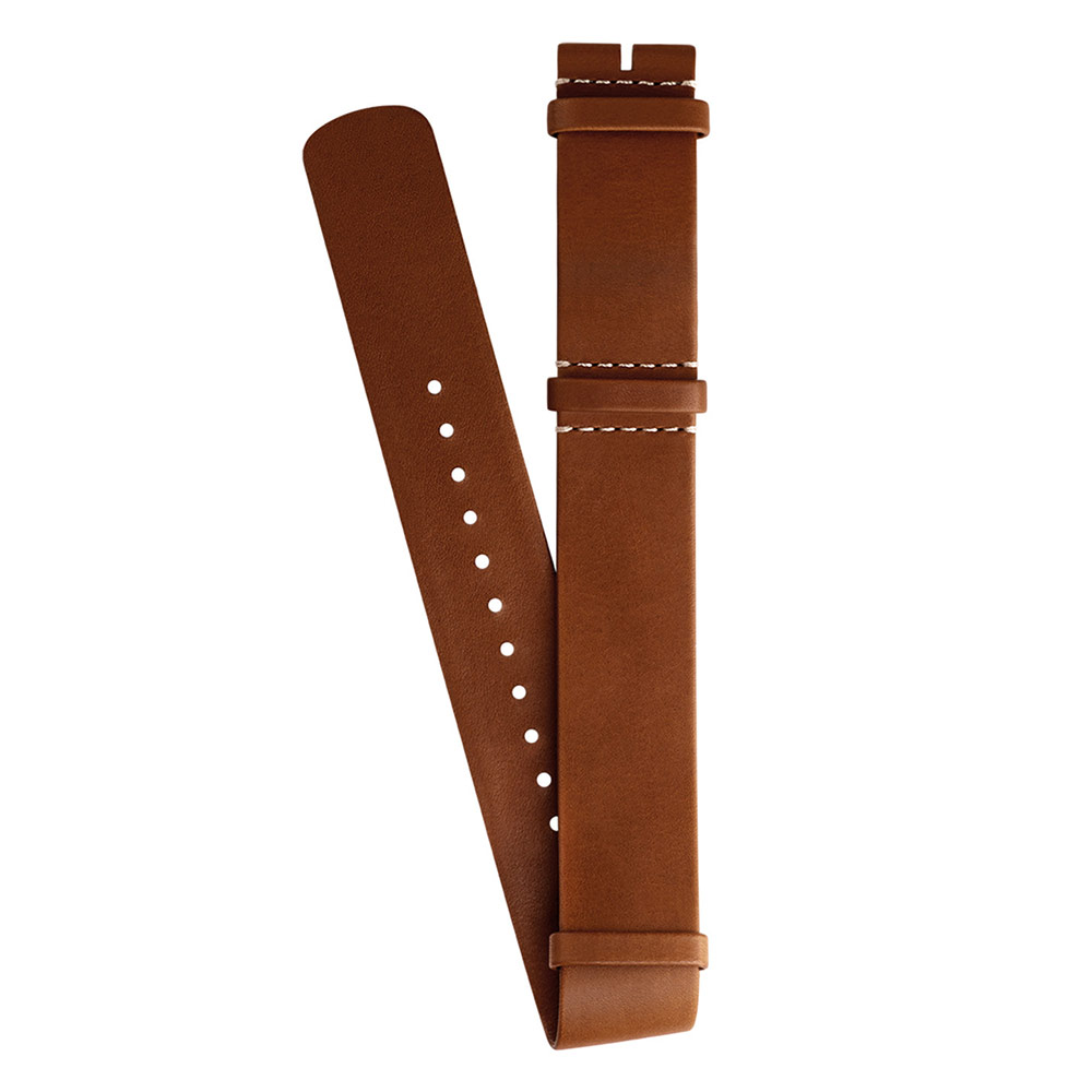 Longines Nato Strap in Light Brown Calf Leather 19 mm L682167678
