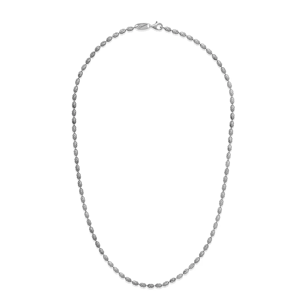 Desmos Rice Silver Necklace