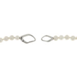 Necklace of cultured freshwater pearls 8-8.5 mm. With Silver Clasp