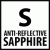 Scratch-resistant anti-reflective sapphire crystal