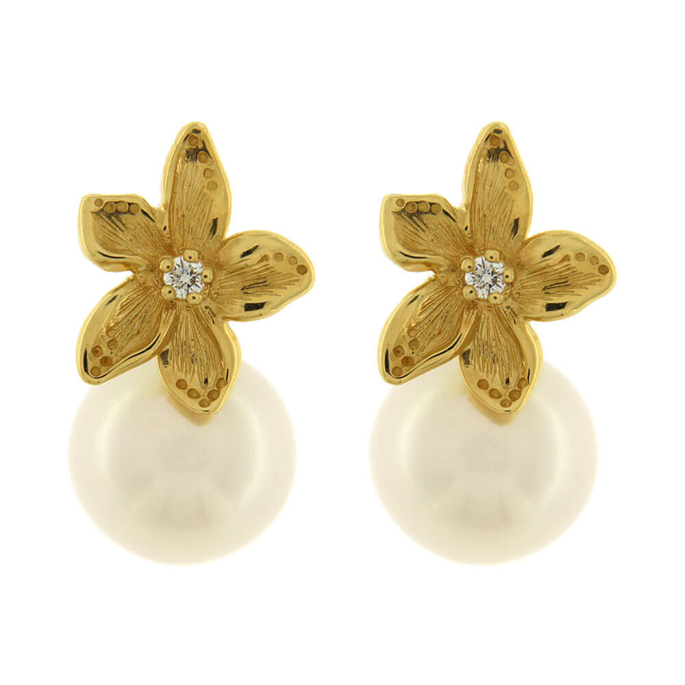 Pearl earrings