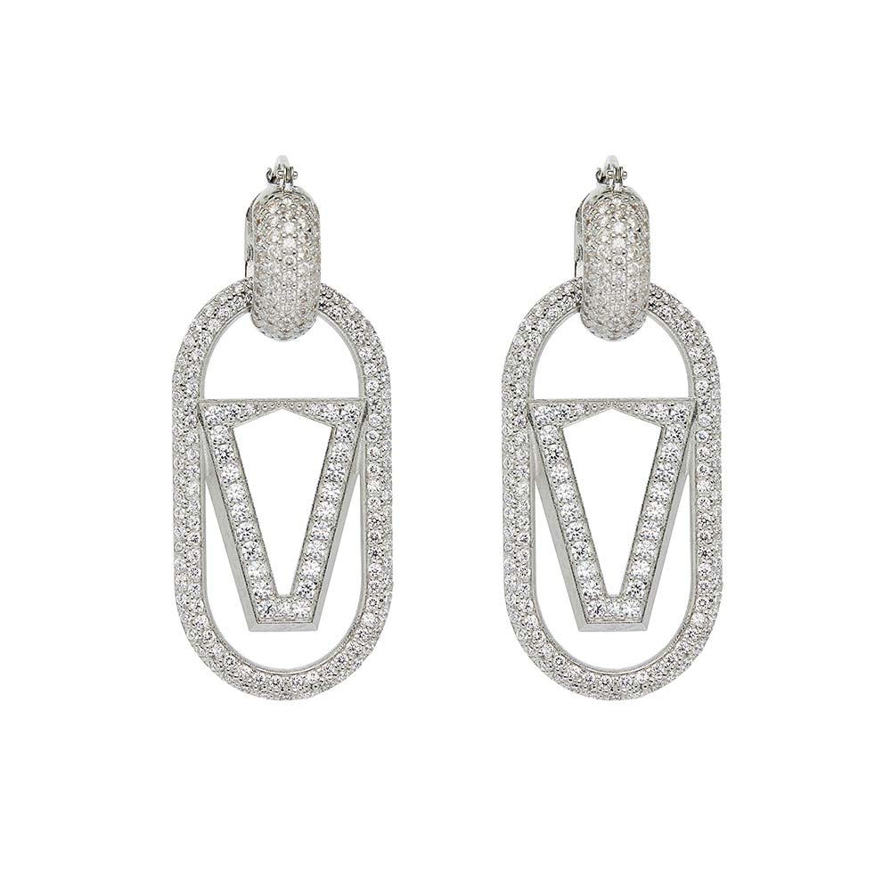 Orecchino Valentina Ferragni Uali Metallic Green