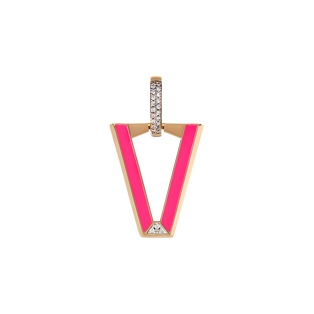 Valentina Ferragni Uali Fuchsia Earring