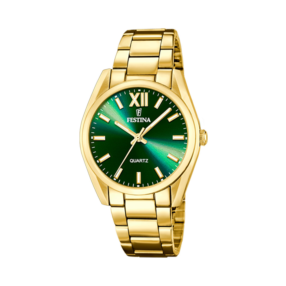 Uhr Festina Quartz Schwarz Swiss Made 35 mm