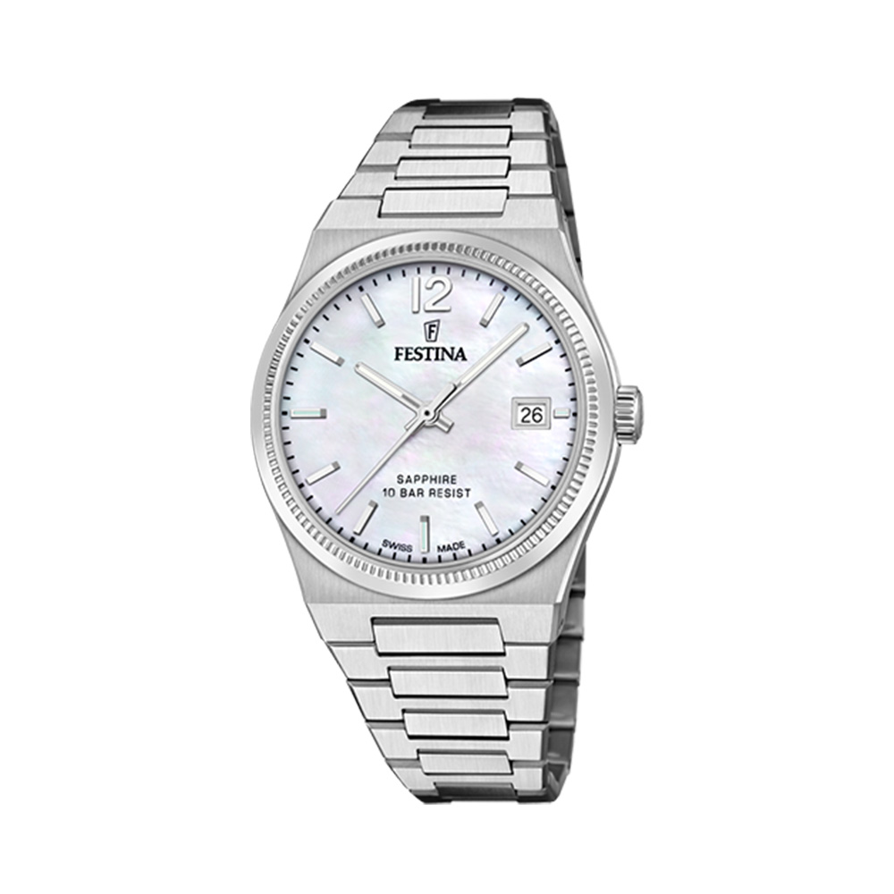 Orologio Festina Quarzo Argento Swiss Made 35 mm