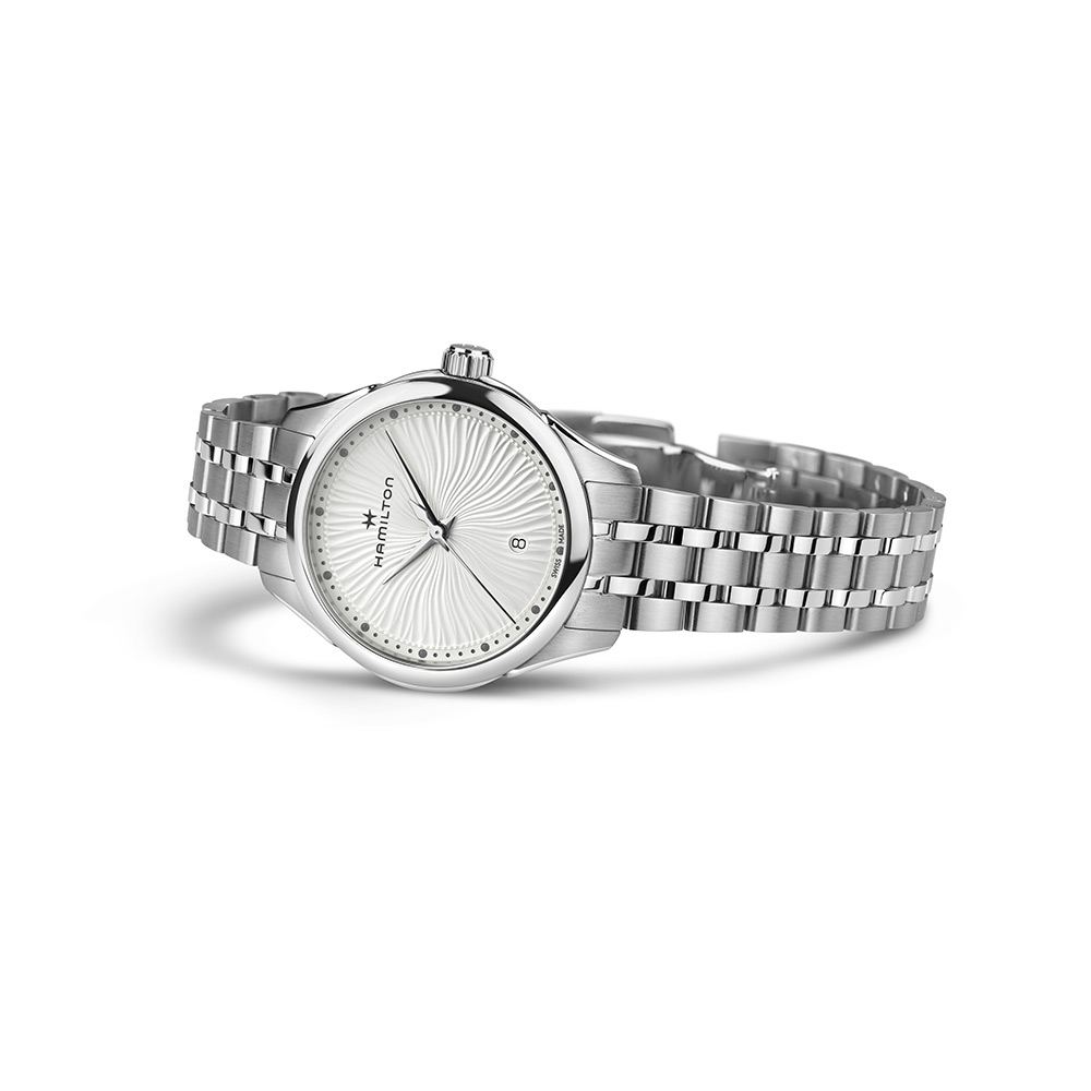 Orologio Hamilton Jazzmaster Lady Quartz Bianco 30 mm