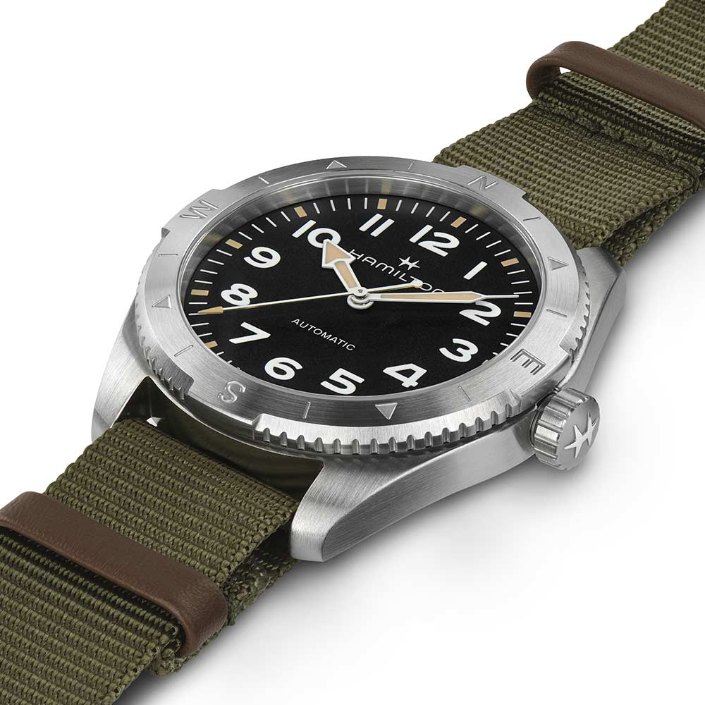 Cinturino Originale Hamilton Khaki Field Pelle Marrone 20mm - Modello H690694102