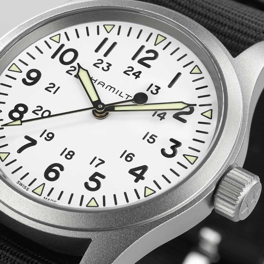 Orologio Hamilton Khaki Field Meccanico H69439131 – Cassa In Acciaio Con Vetro Zaffiro – Stile Militare - 3