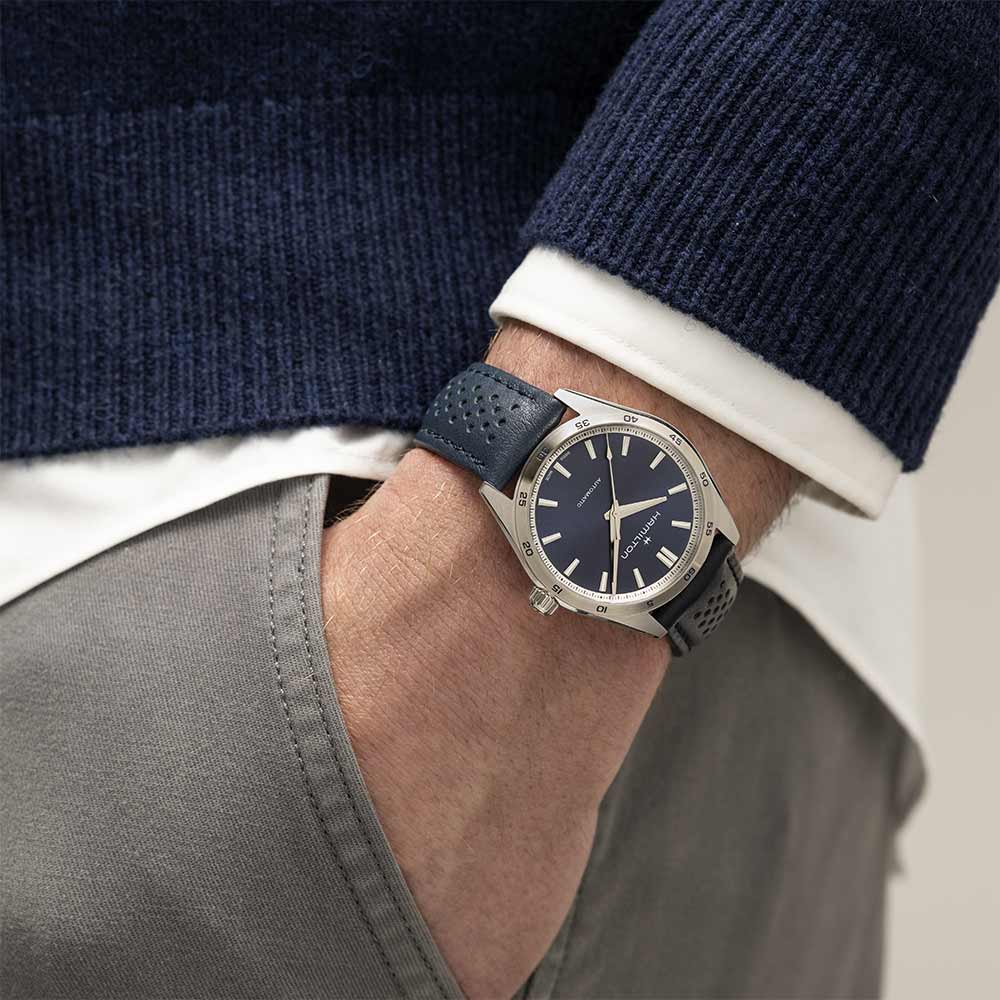 Lip Orologio Dauphine 38 Mm – Acciaio 316L – Quadrante Blu Cielo – Made In France