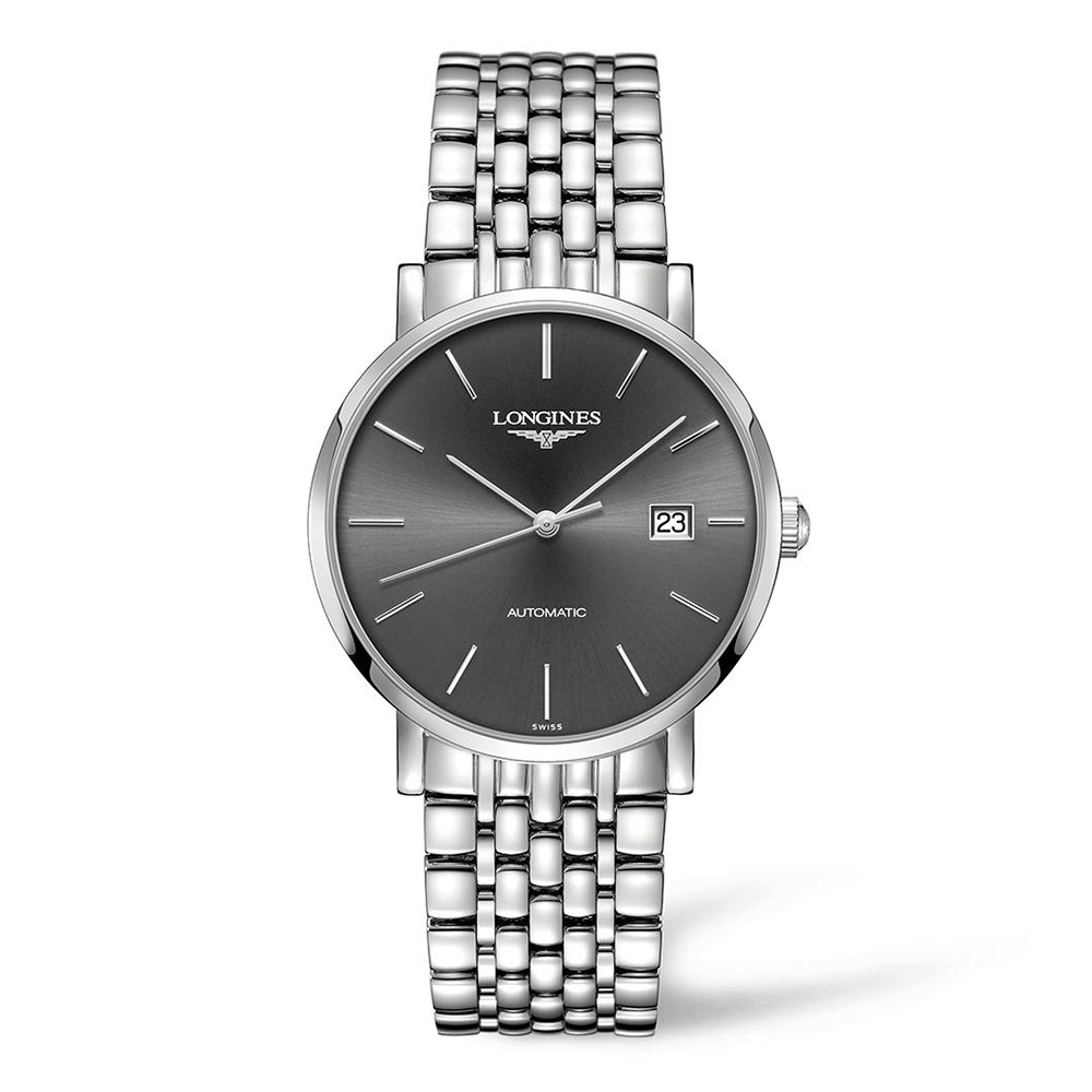 Longines Elegant Collection Grey Automatic 39mm Watch