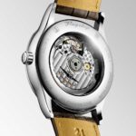 Longines Flagship Automatikuhr Beige Braun Leder 40 mm