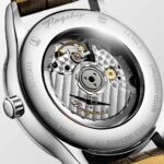Longines Flagship Automatikuhr Beige Braun Leder 40 mm