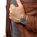 Orologio Longines Heritage Avigation Bigeye Titanium Cronografo Blu 41 mm