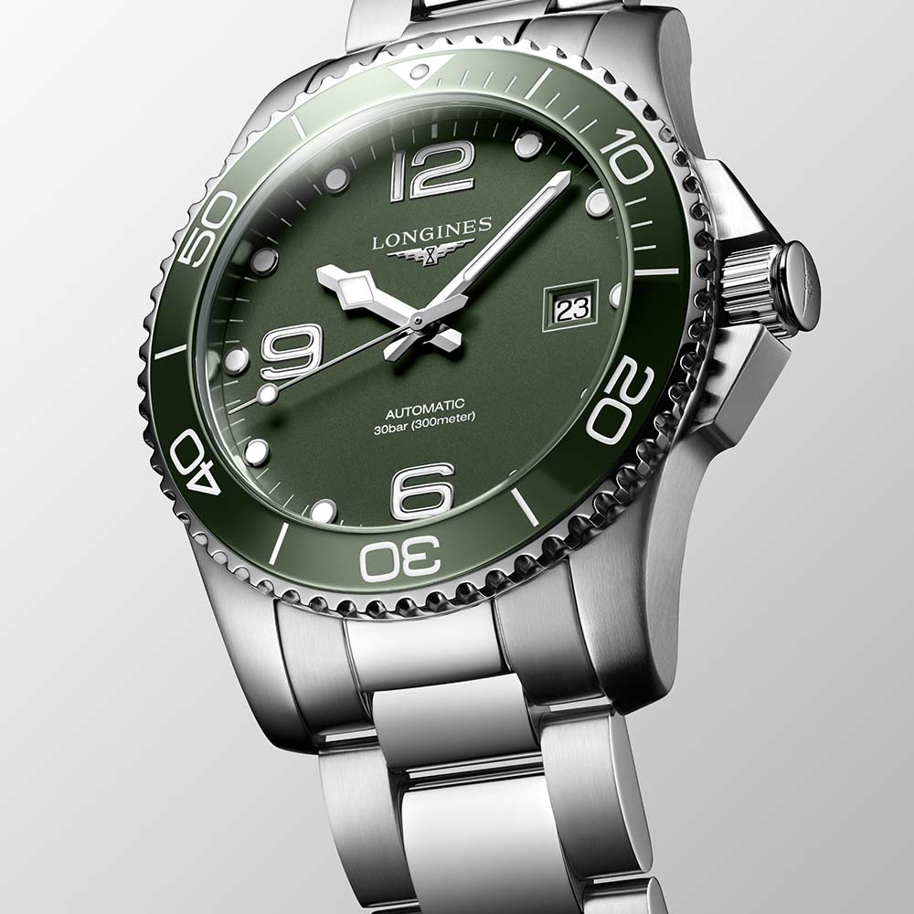 Orologio Longines Hydroconquest Verde Automatico 41 mm