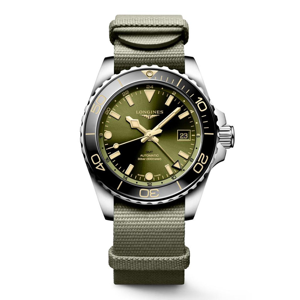 Longines Hydroconquest Automatic Green Born 41mm Watch