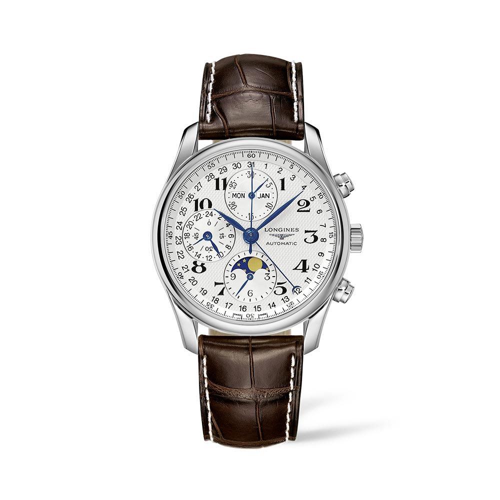 Longines Master Collection Watch White Chronograph 40 mm