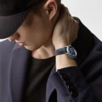 Longines Spirit Zulu Time Automatische Lederuhr Blau 42 mm