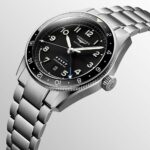 Orologio Longines Spirit Zulu Time Nero Automatico 42 mm
