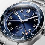 Longines Spirit Zulu Time Blue Automatic 42mm Watch