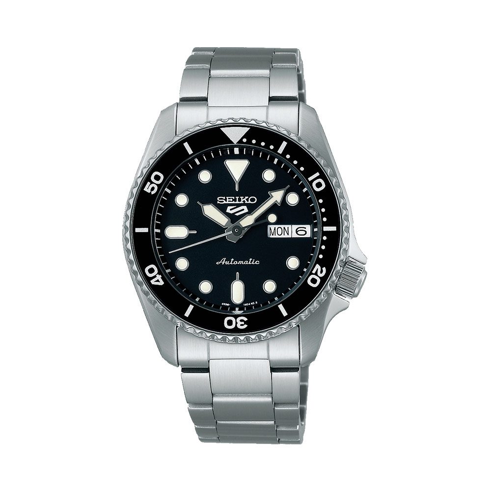 Seiko 5 Sport Automatic Black 38mm Watch