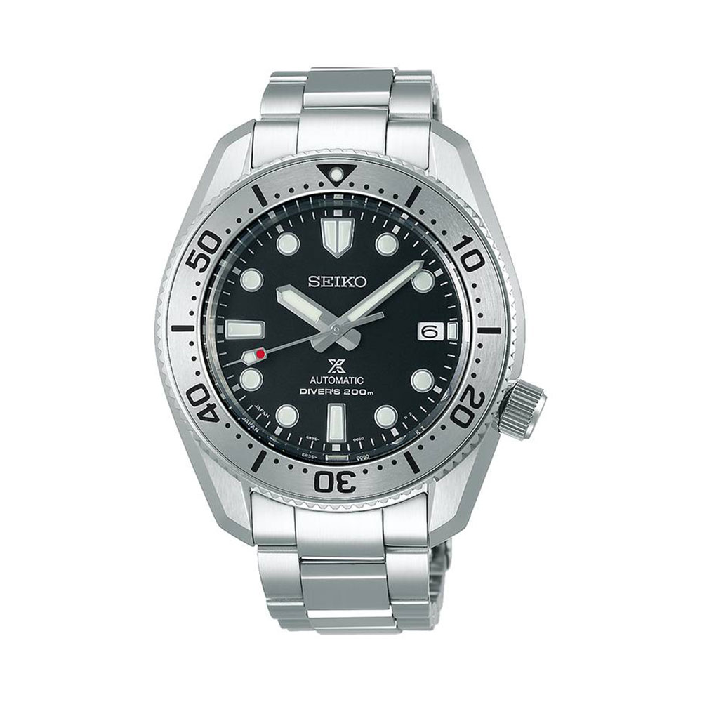 Seiko Prospex Automatic Steel Black 42mm Watch SPB185J1