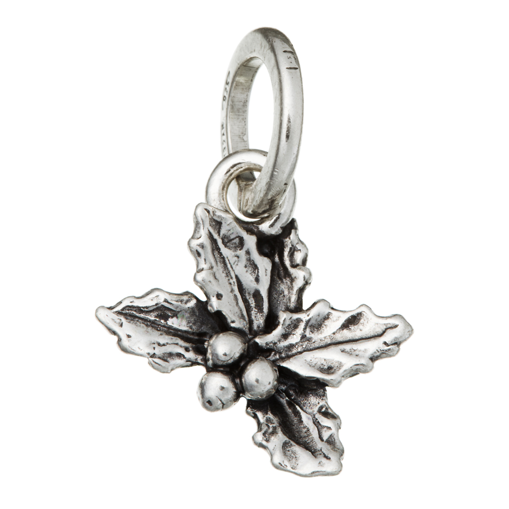 Giovanni Raspini Holly Charm in 925 Sterling Silver