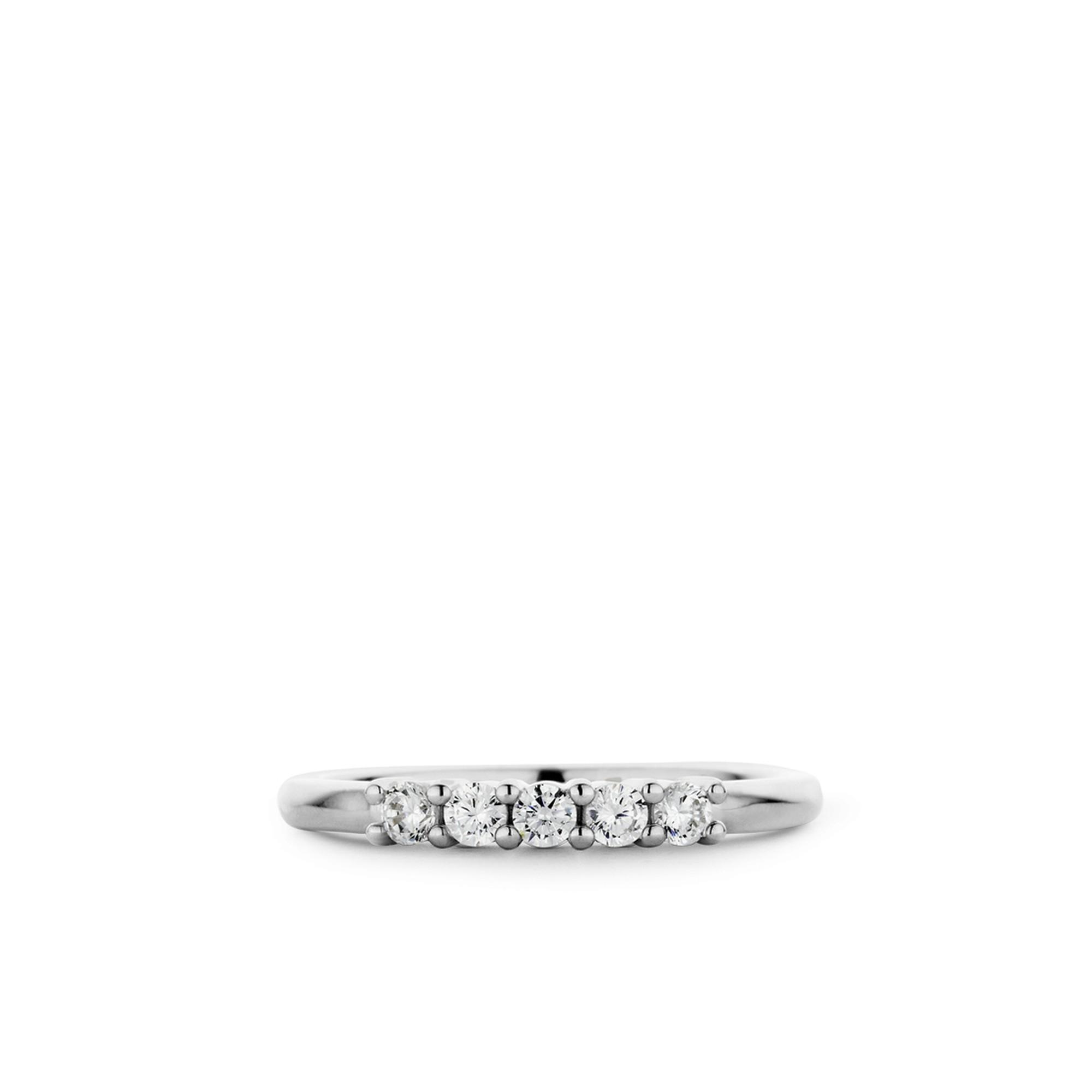 Anello Veretta Infinity In Argento 925 Con Zirconi Bianchi 2 Mm – Made In Italy, Misure Dal 12 Al 22 - 3