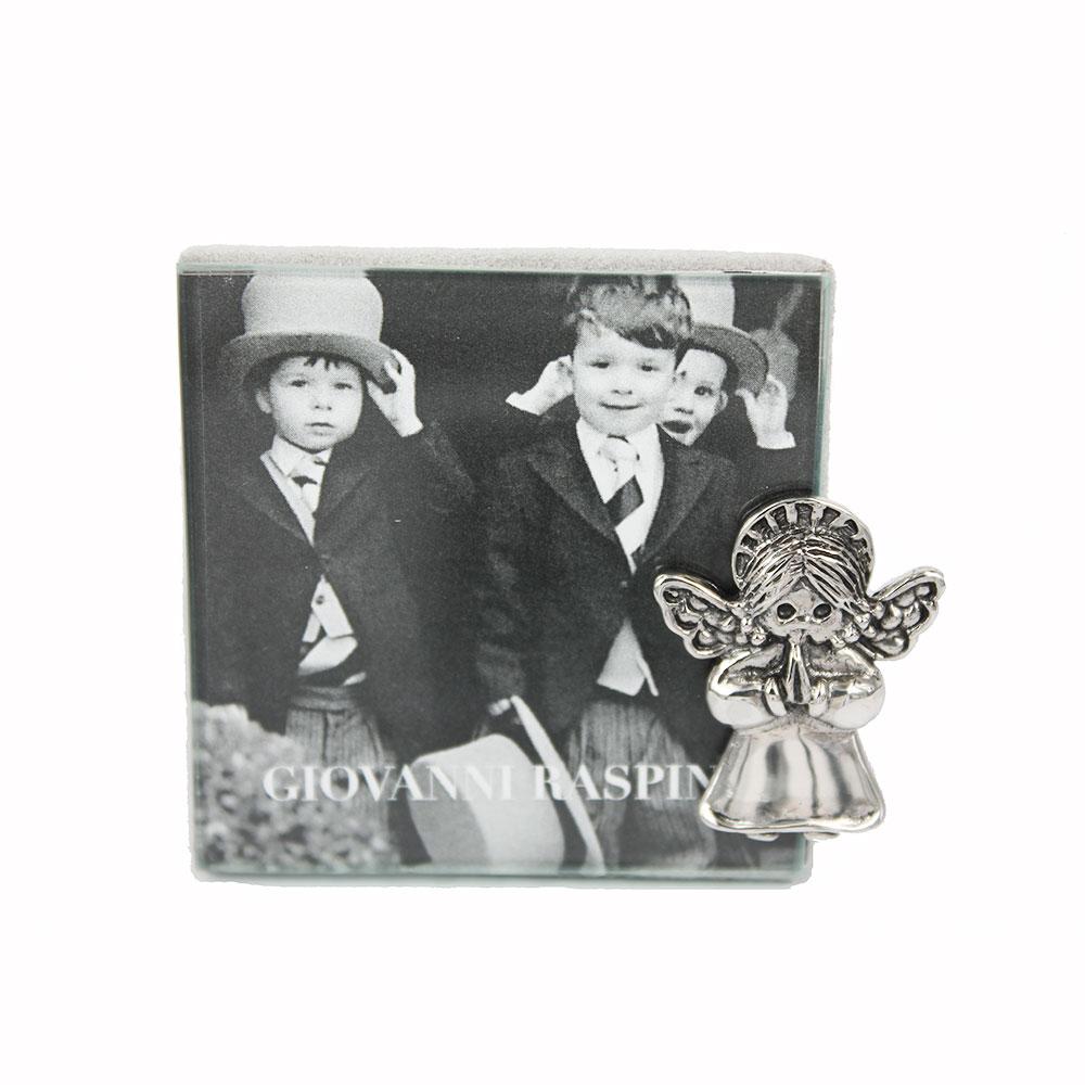 Giovanni Raspini Frame Cm. 5x5 With Silver Angel Clip