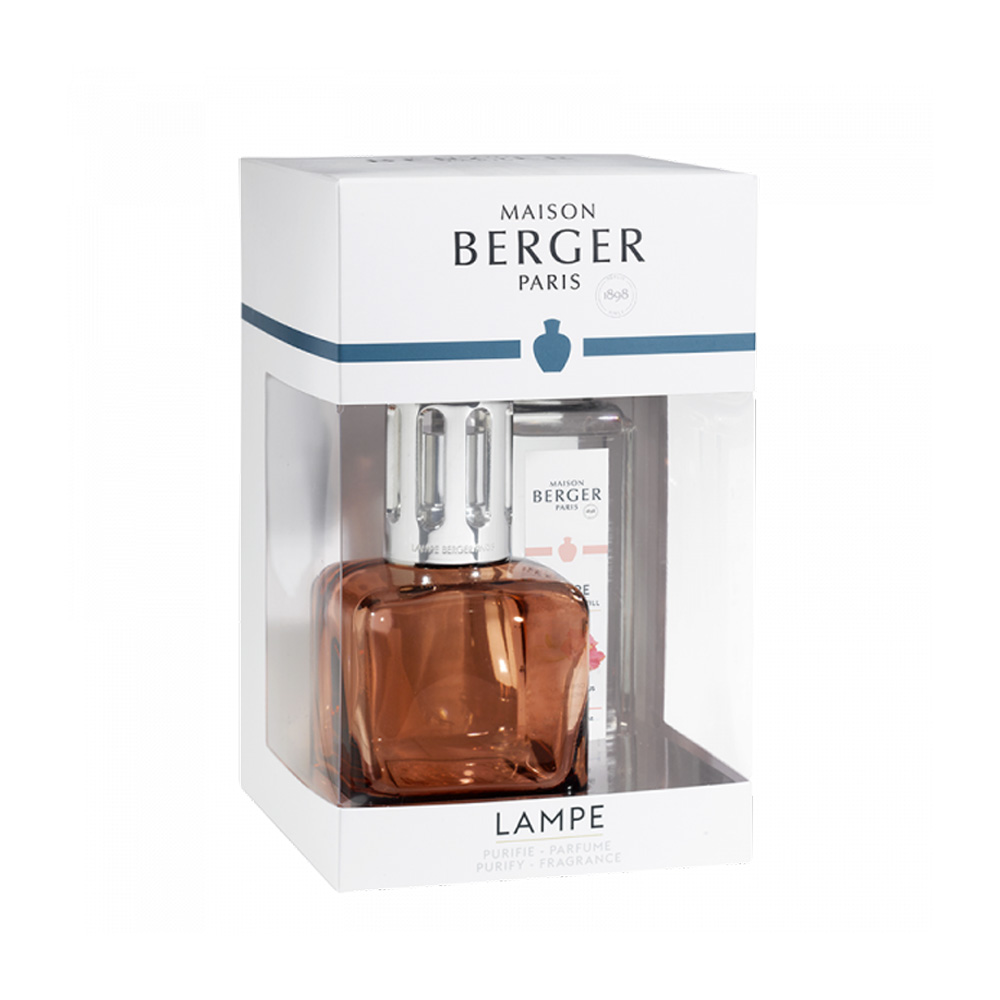 Lampe Berger Glacon Box Amber Rose + 250 ml Impressive Hibiscus Fragrance