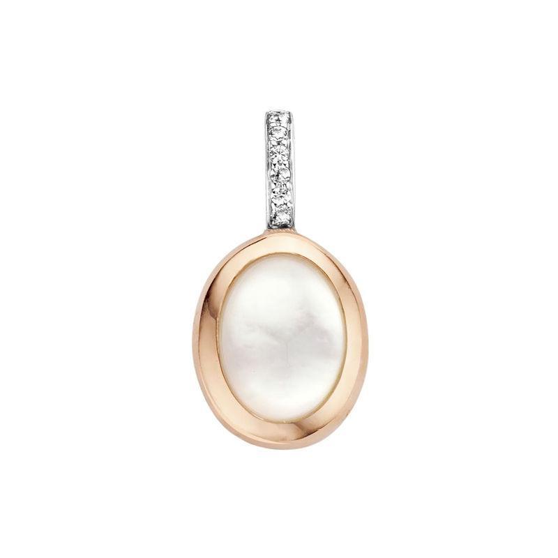 Ti Sento Milano Women's Silver Necklace With Mother of Pearl
