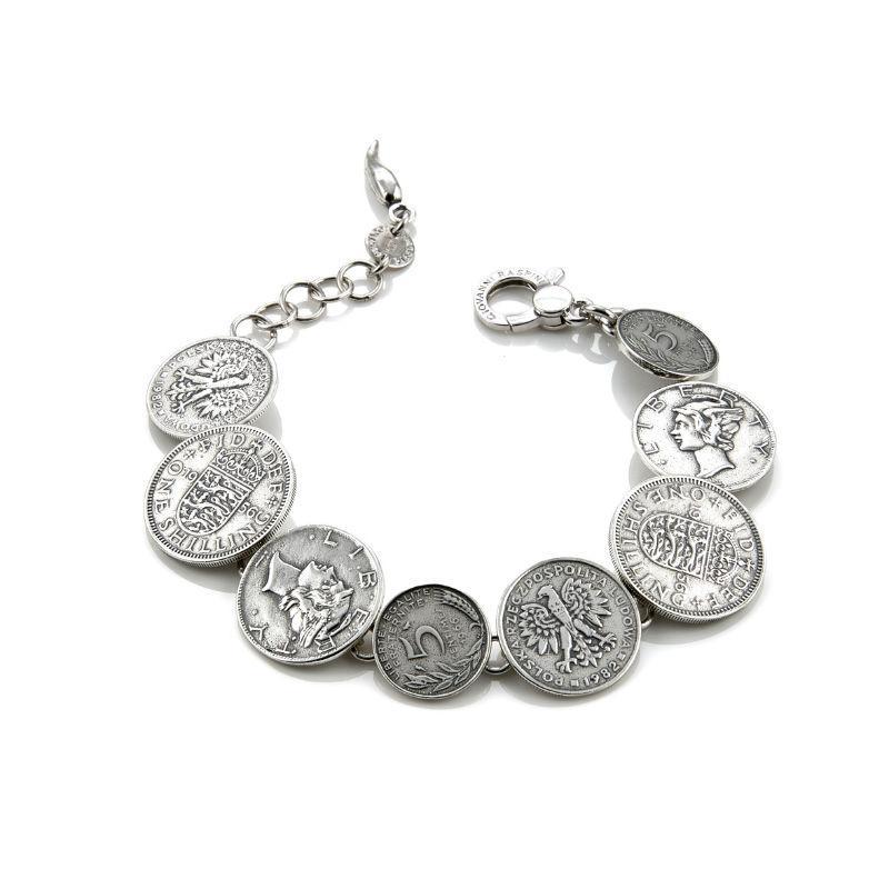 Giovanni Raspini Bracelet Silver Coins