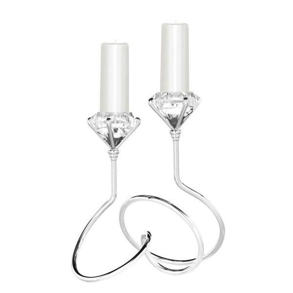 Ottaviani Two Flame Solitaire Candlestick