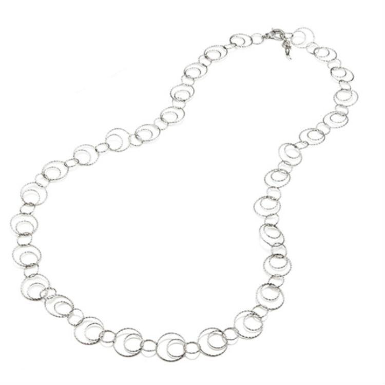 Giovanni Raspini Women's Necklace Bubbles Collection In 925 Sterling Silver
