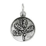 Charm Giovanni Raspini 20 Lire Coin In 925 Silver