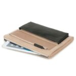 Piquadro Kirk Document Folder and iPad Holder In Leather With Shoulder Strap