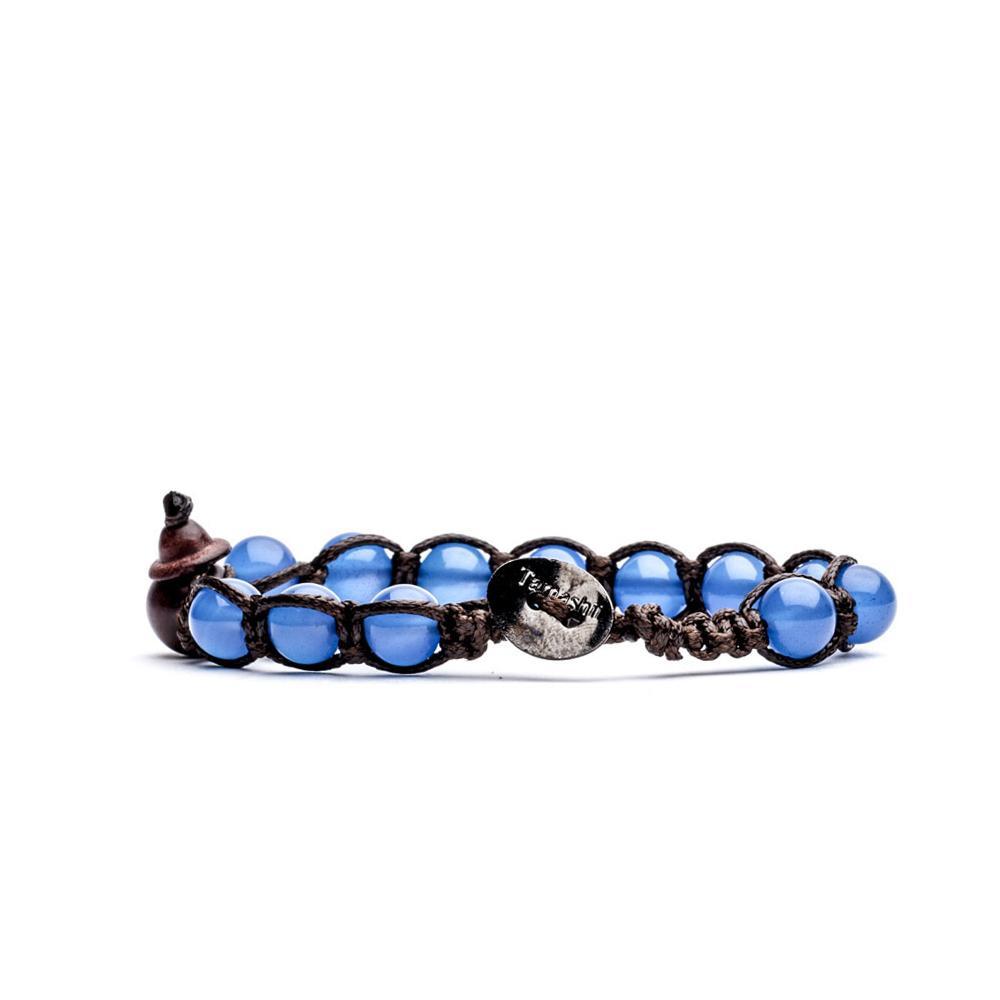 Original Tibetan Tamashii Bracelet With Cobalt Blue Agate
