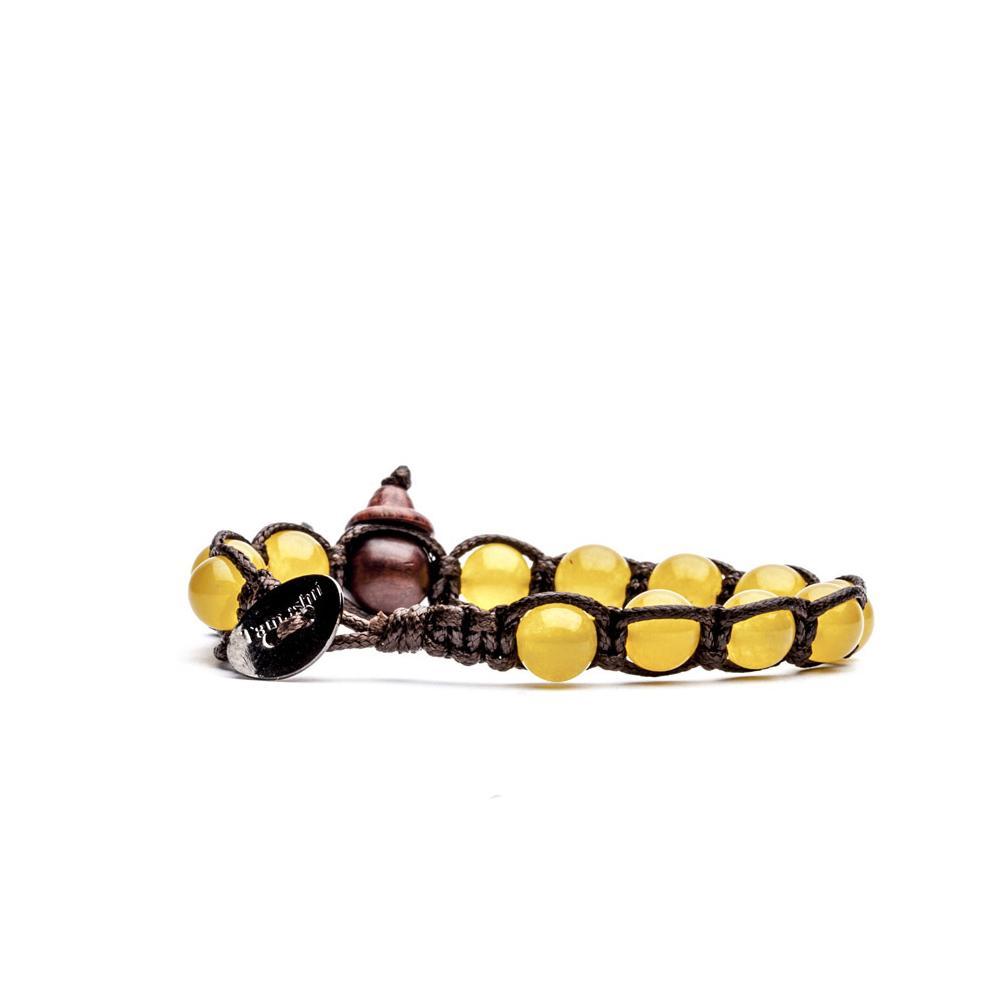 Original Tibetan Tamashii Bracelet With Yellow Agate