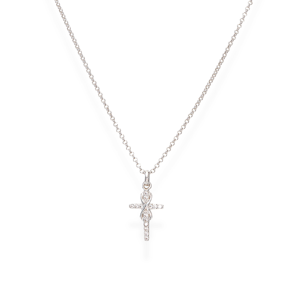 AMEN Mod. CROCE GESU MADRE PERLA main image 0