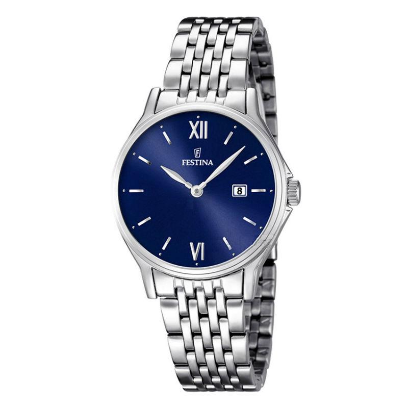 Festina Classic Woman Watch With Electric Blue Dial