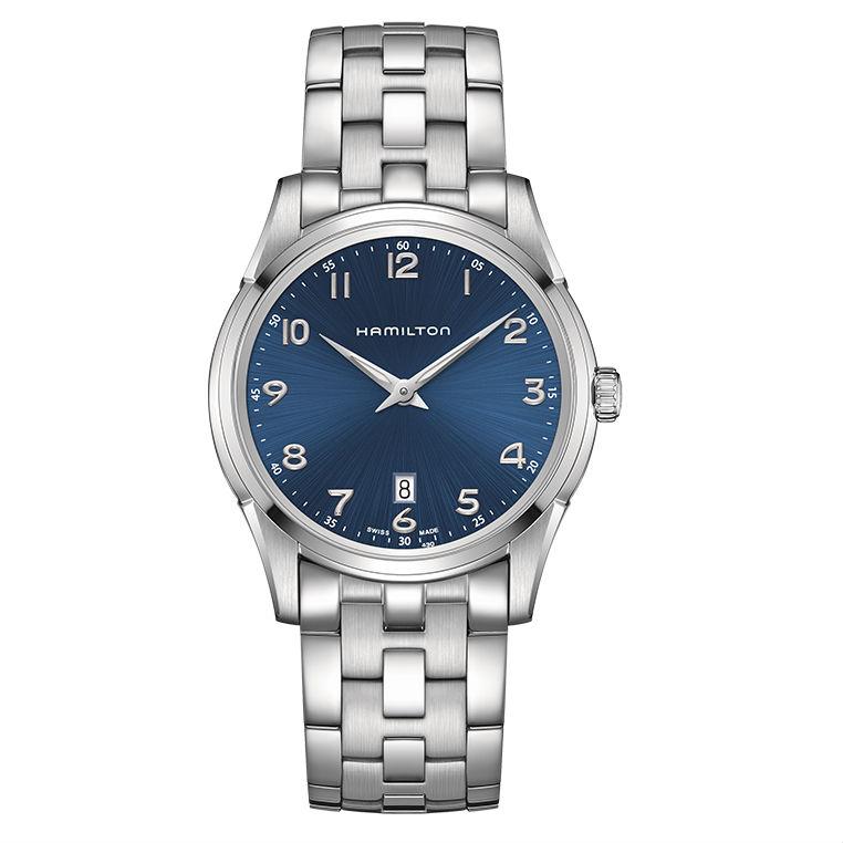 Hamilton Jazzmaster Thinline Quartz Blue 42mm Watch