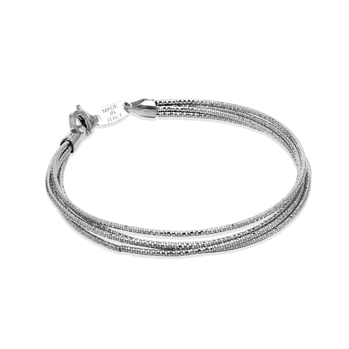 Desmos Silver Filaments Bracelet in Silver