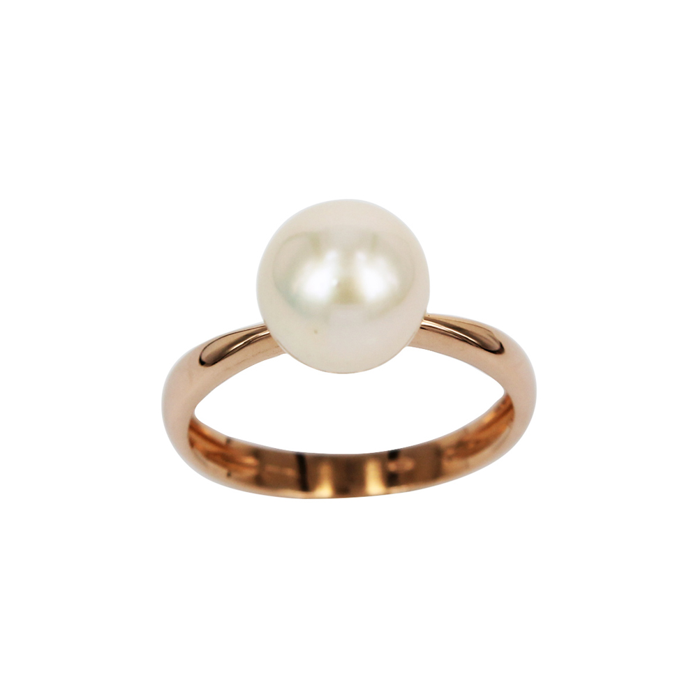 Fabio Ferro Only Pearl Ring in Rose Gold