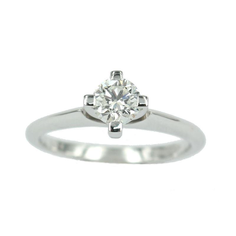 Fabio Ferro Engagement Ring with Diamond Brilliant Cut 0.50 Carat